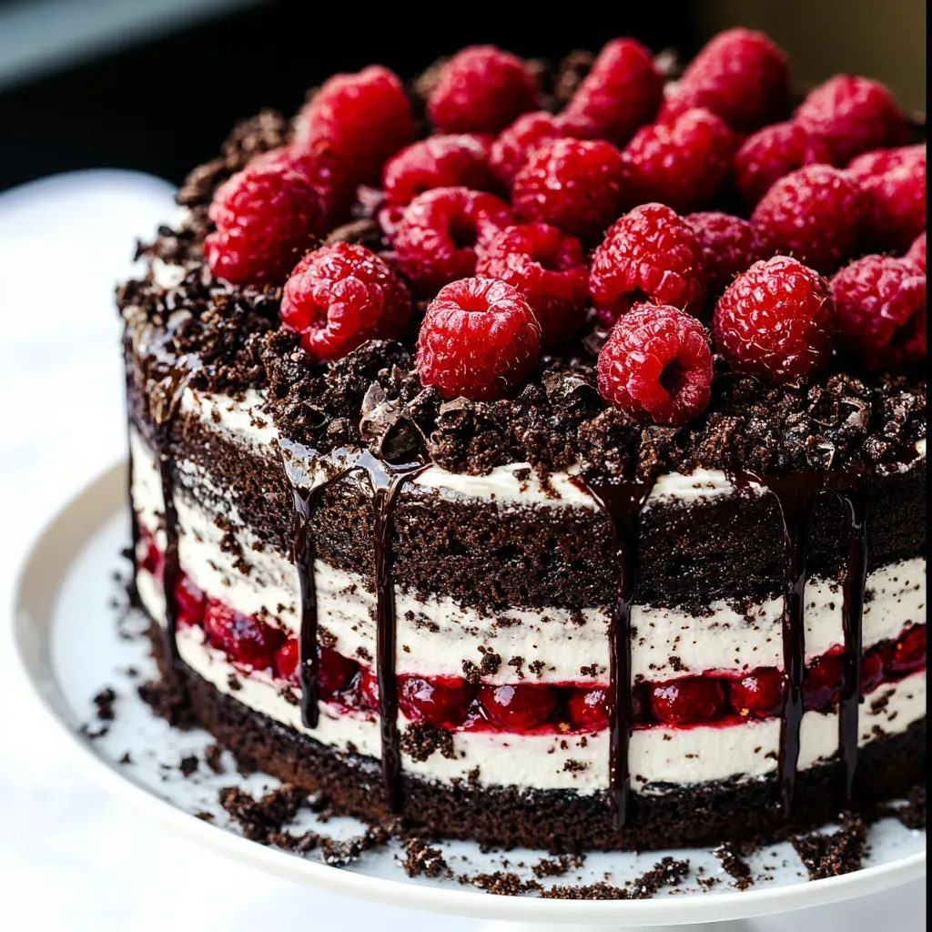 Chocolate Raspberry Cake