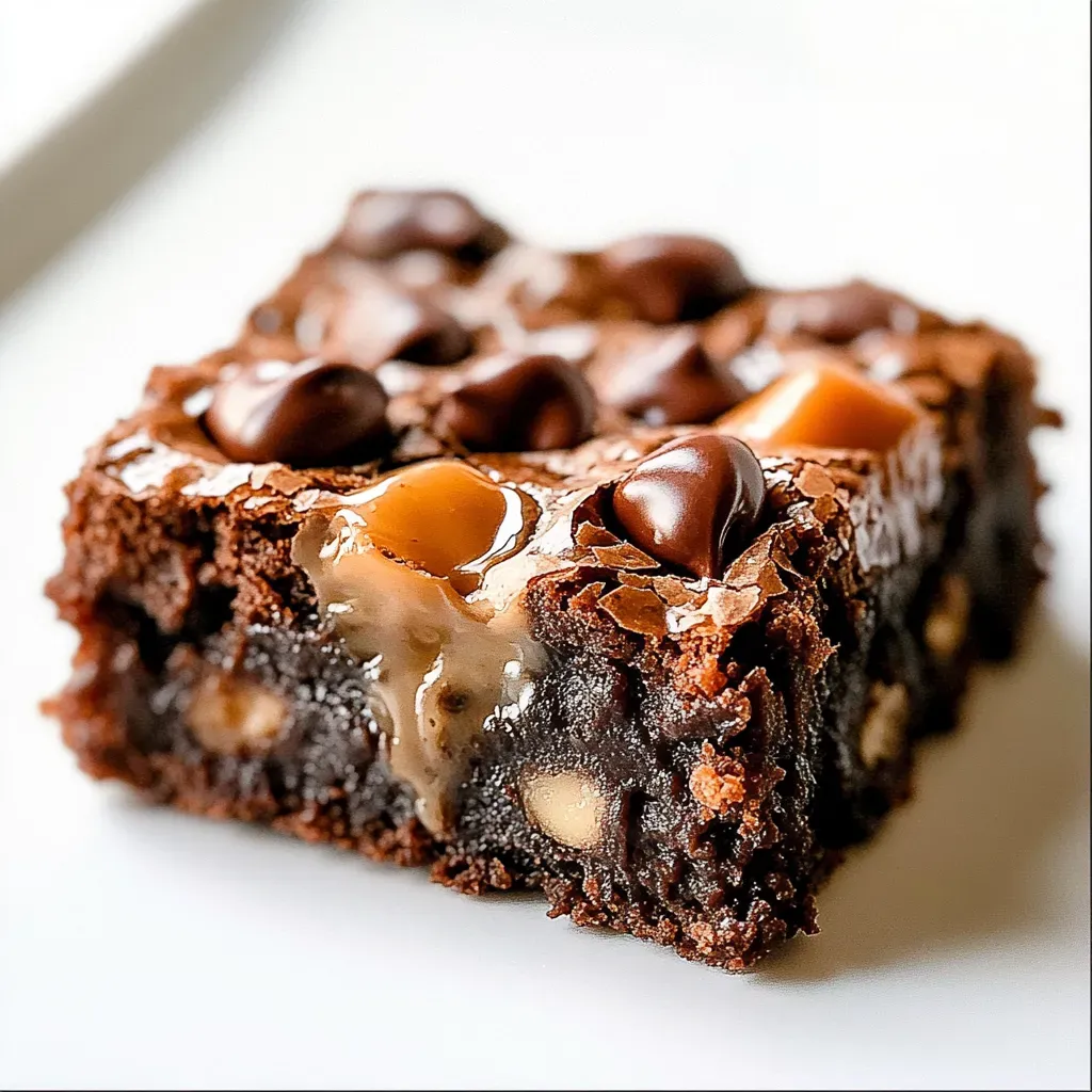 Chocolate Turtle Brownies