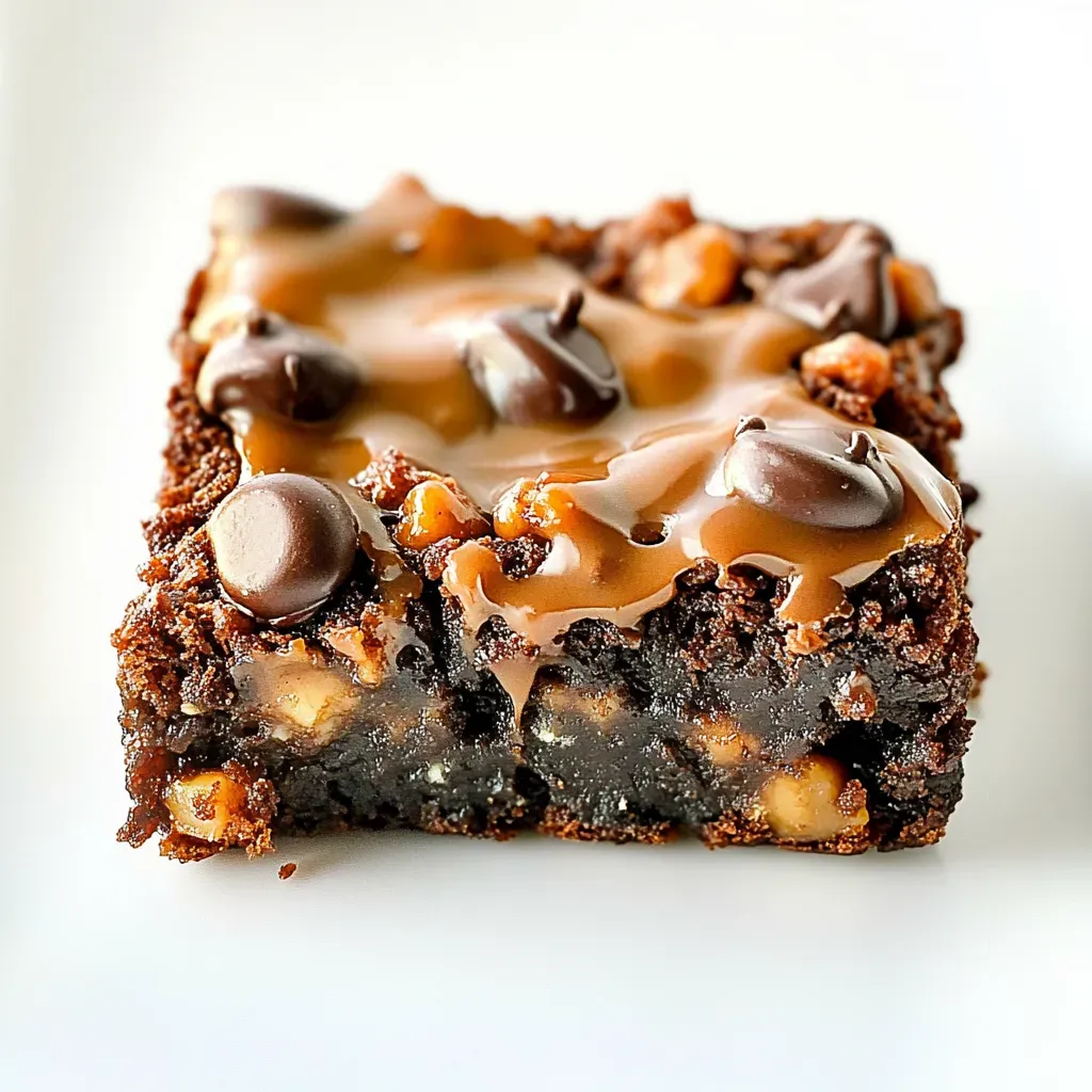 Chocolate Turtle Brownies