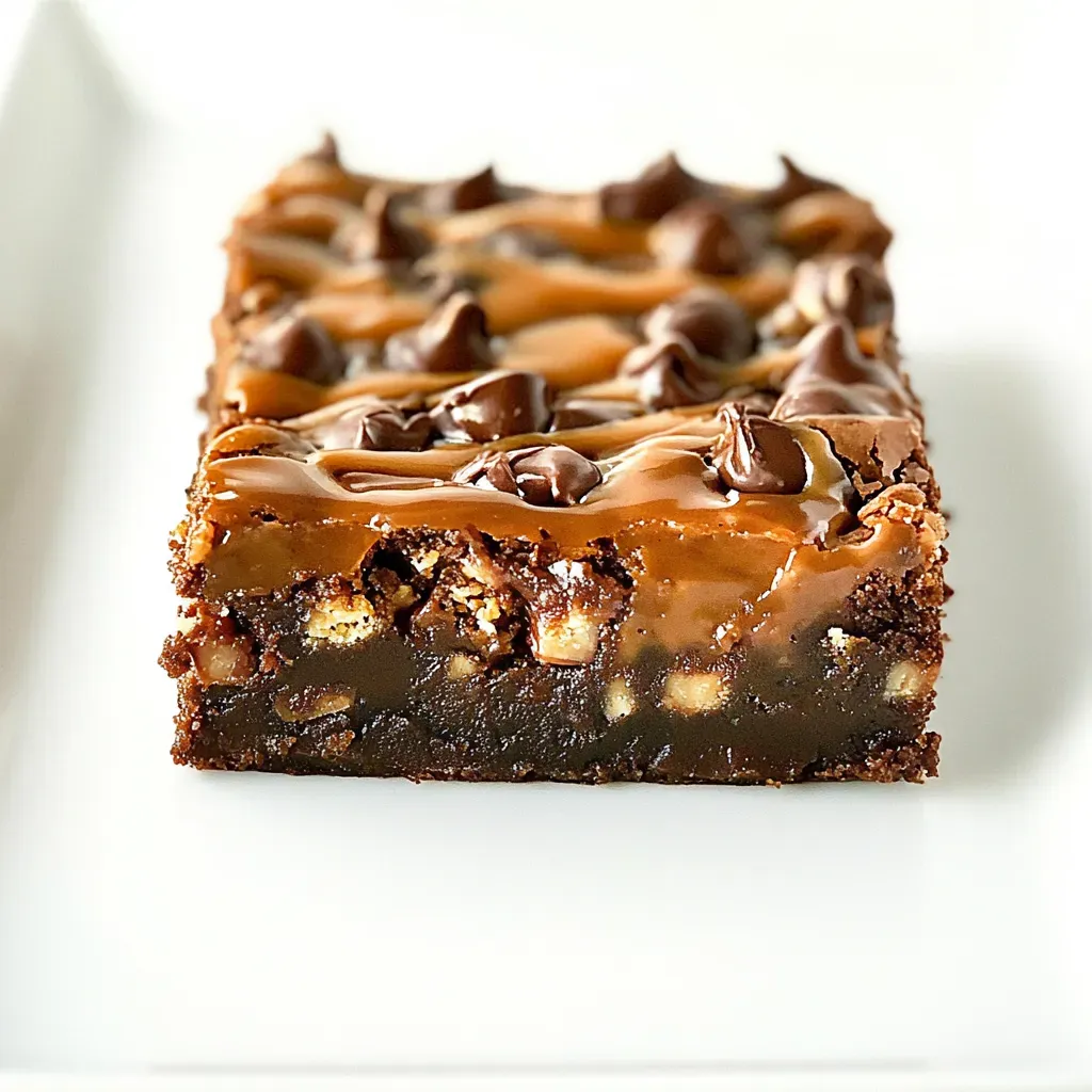 Chocolate Turtle Brownies