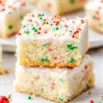 Christmas Frosted Sugar Cookie Bars