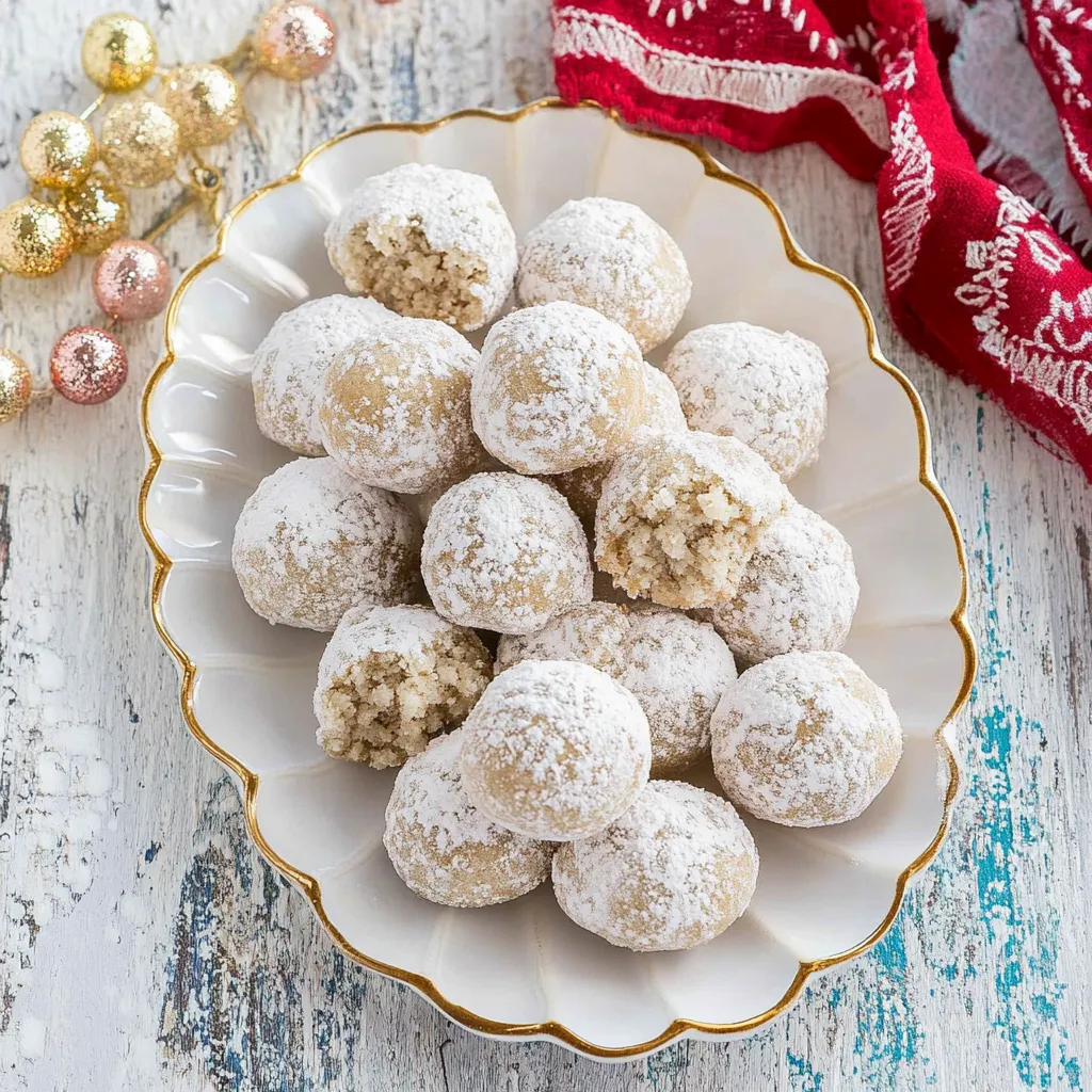 Cinnamon Mexican Wedding Cookies
