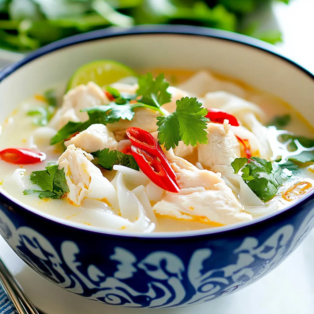 Coconut Lime Noodle Soup