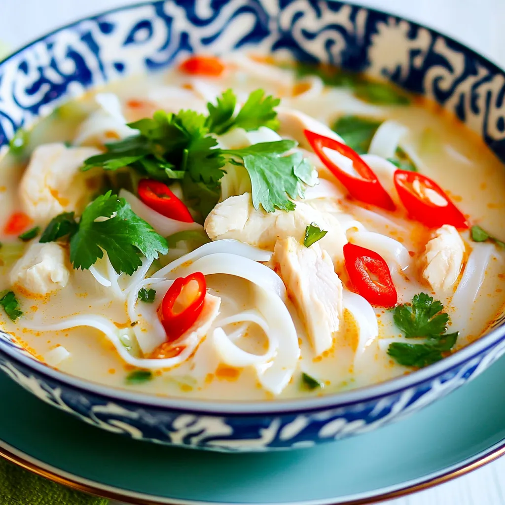 Coconut Lime Noodle Soup