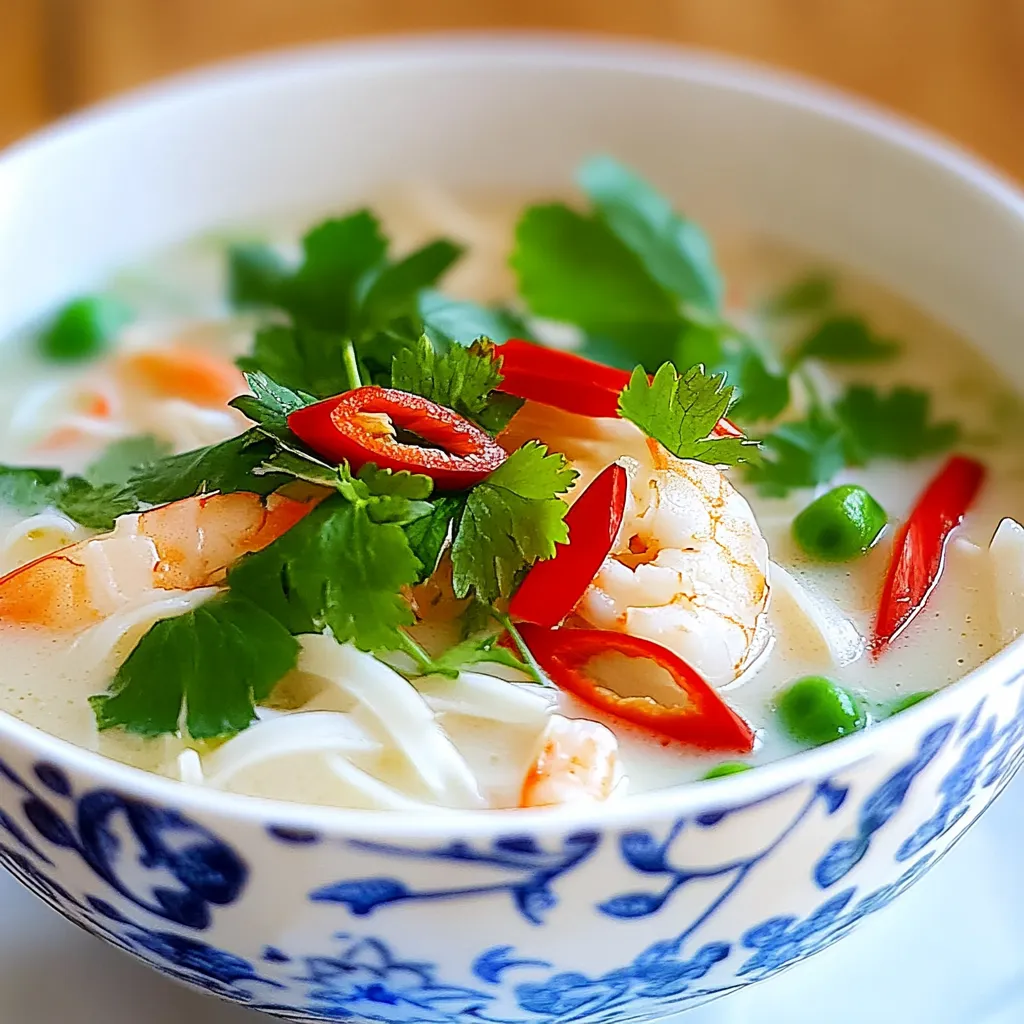Coconut Lime Noodle Soup
