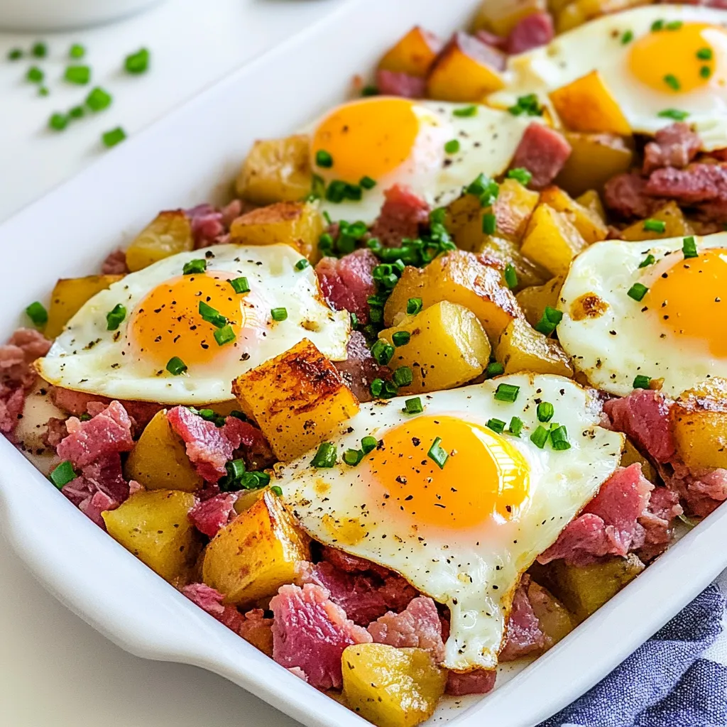 Corned Beef Hash and Eggs