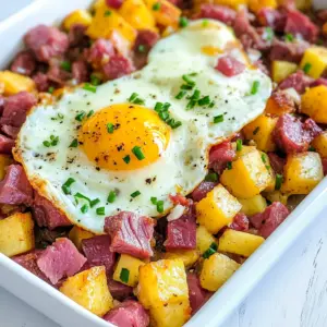 Corned Beef Hash and Eggs