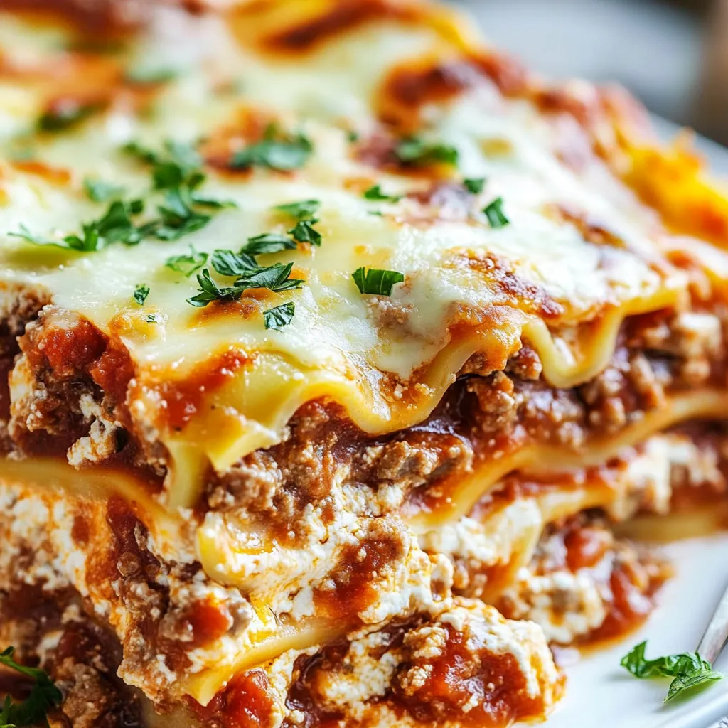 Cream Cheese Lasagna