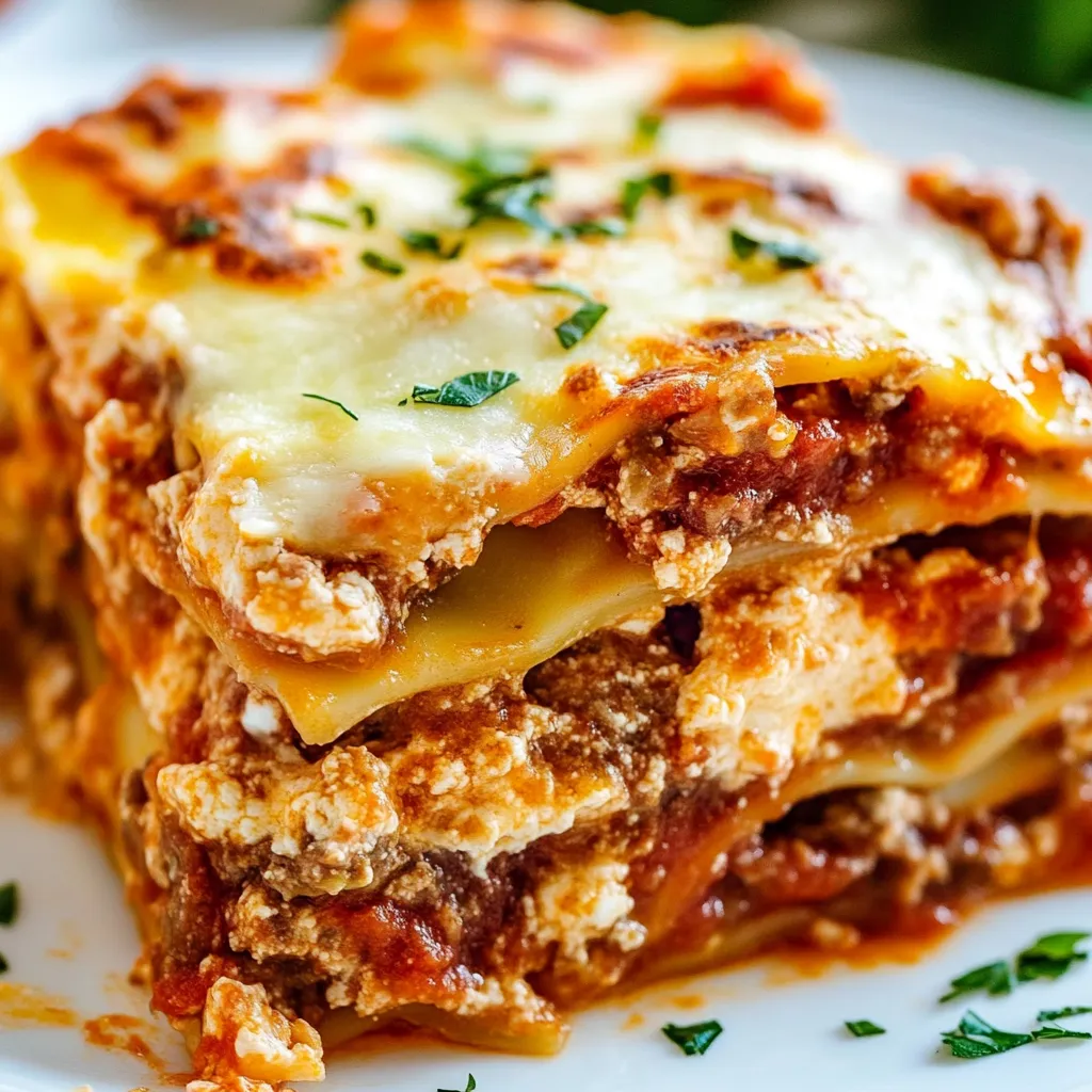 Cream Cheese Lasagna