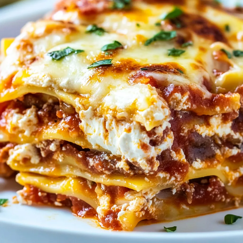 Cream Cheese Lasagna