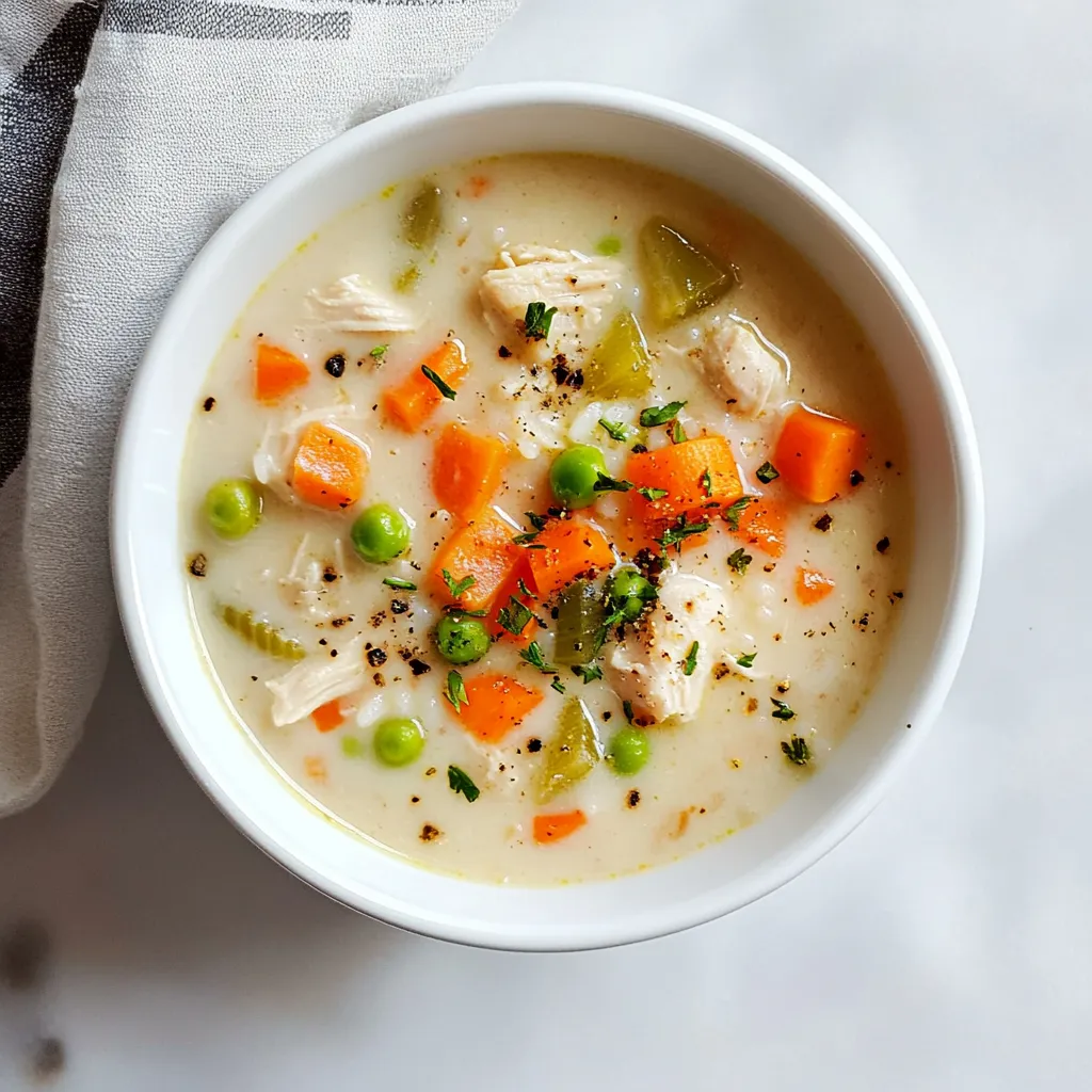 Cream of Chicken and Rice Soup