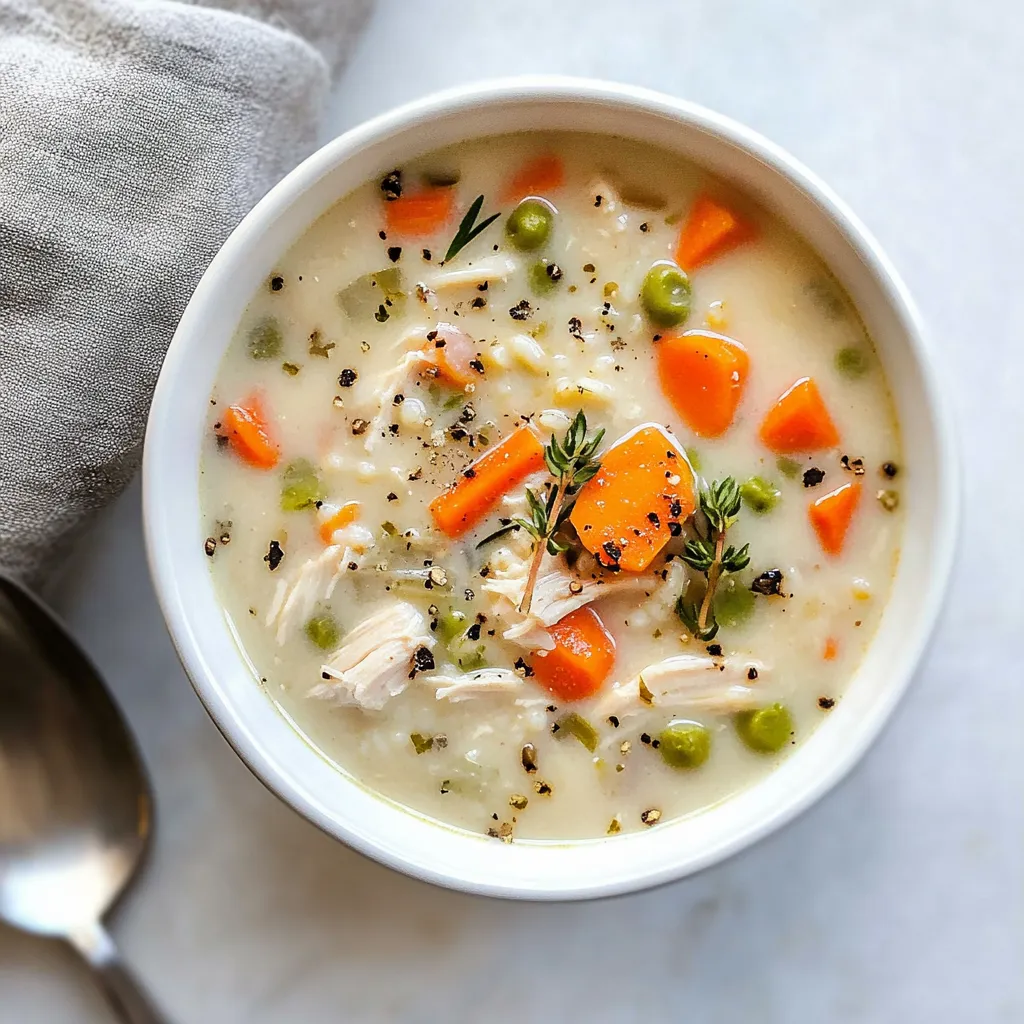 Cream of Chicken and Rice Soup
