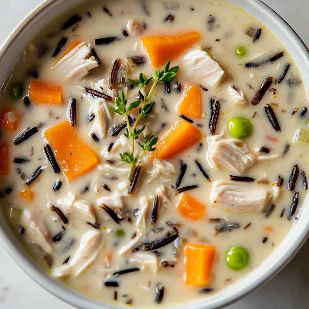 Creamy Chicken and Wild Rice Soup