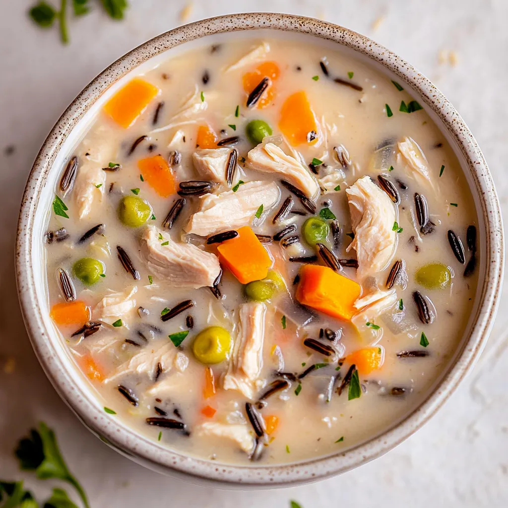 Creamy Chicken and Wild Rice Soup
