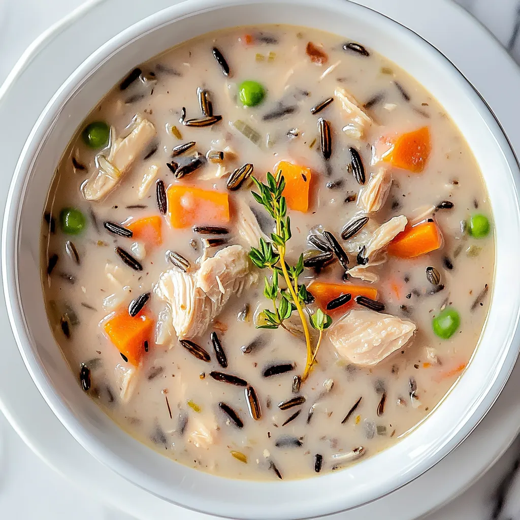 Creamy Chicken and Wild Rice Soup