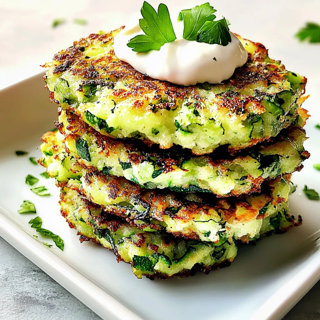 Crispy Zucchini Fritters