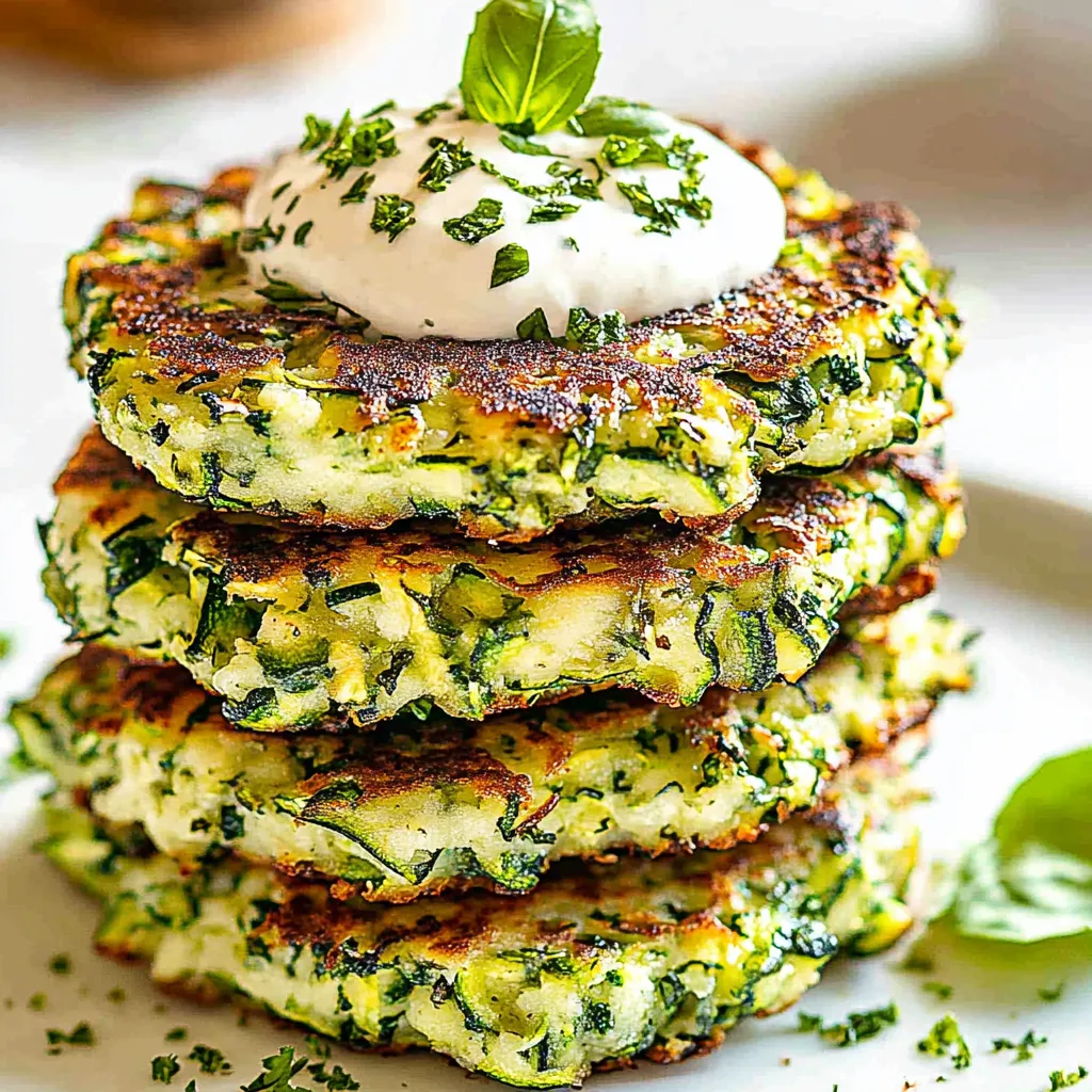 Crispy Zucchini Fritters