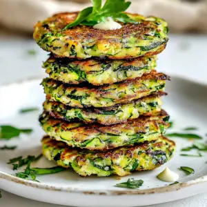Crispy Zucchini Fritters