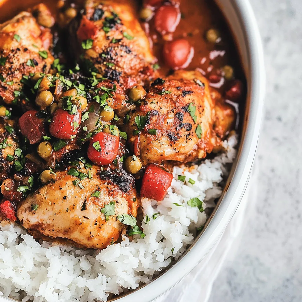 Crock Pot Moroccan Chicken
