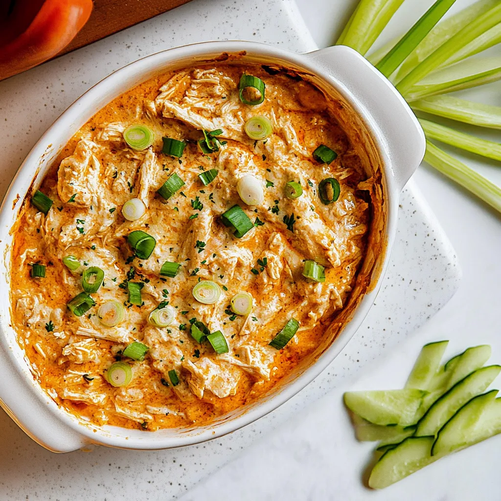 Crockpot Buffalo Chicken Dip