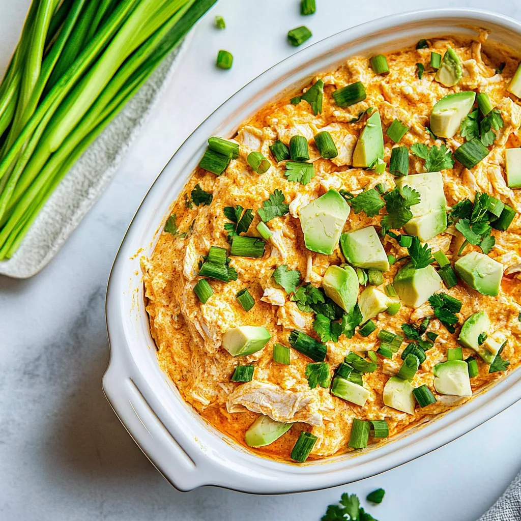 Crockpot Buffalo Chicken Dip