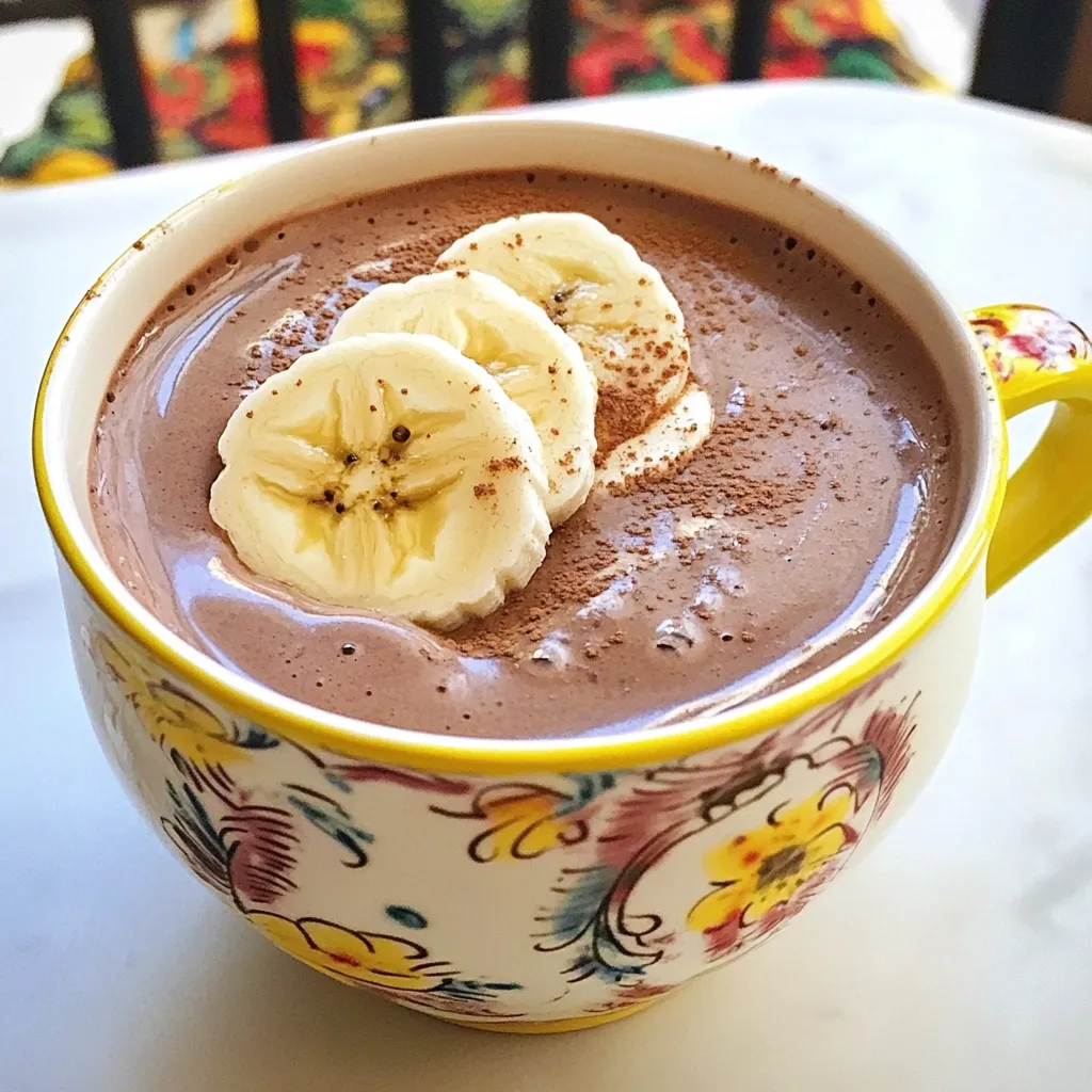 Banana Hot Chocolate