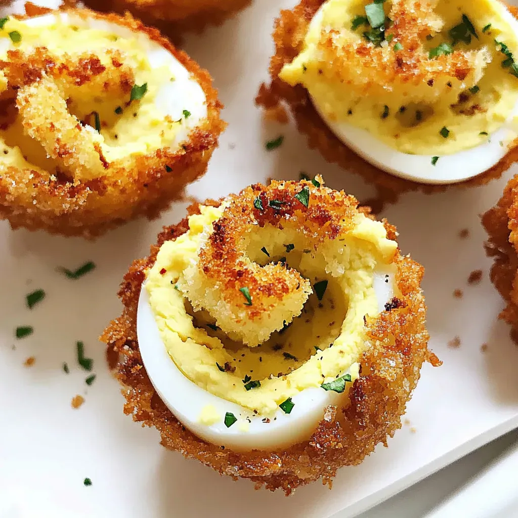 Deep Fried Deviled Eggs