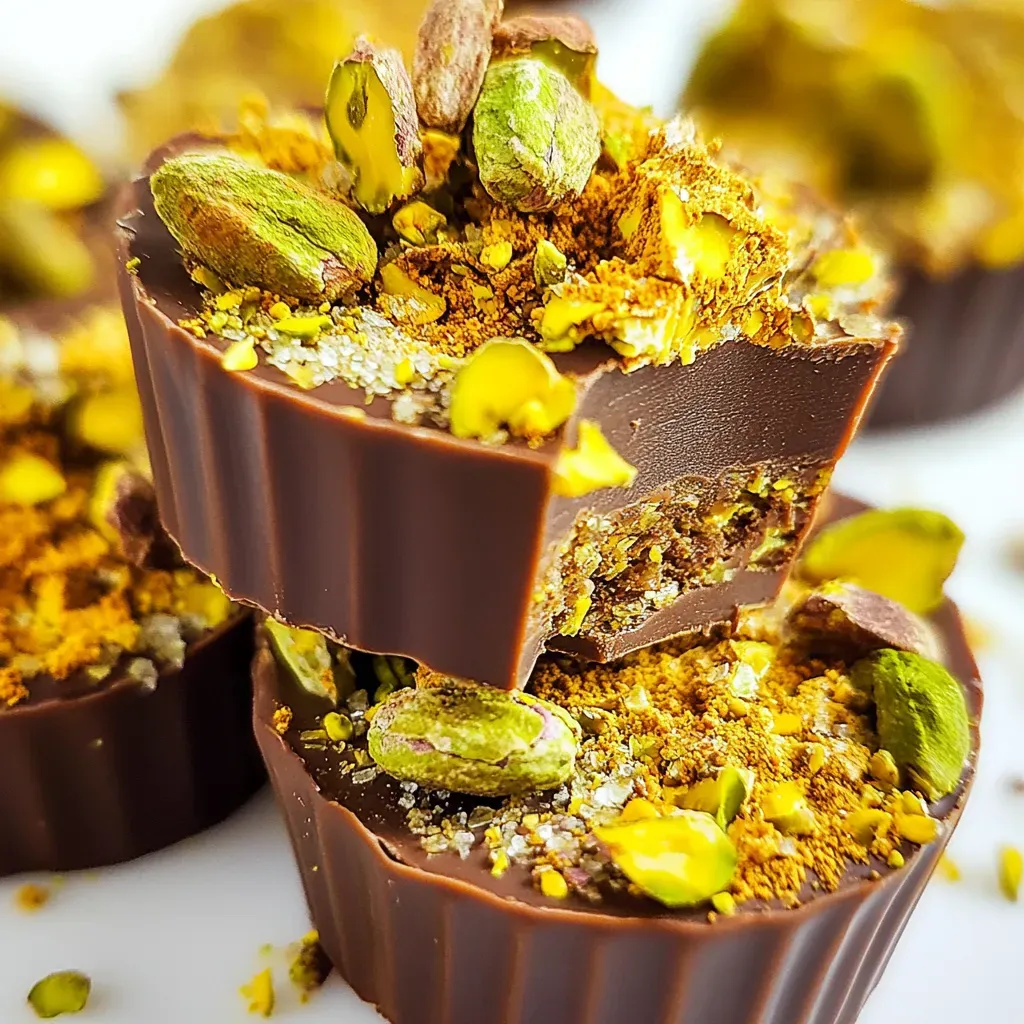 Dubai Chocolate Pistachio Cups