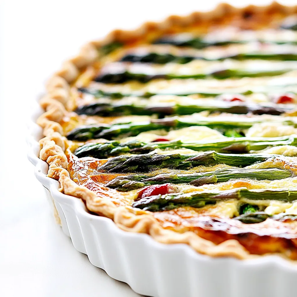 Easy Asparagus Quiche