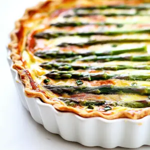 Easy Asparagus Quiche