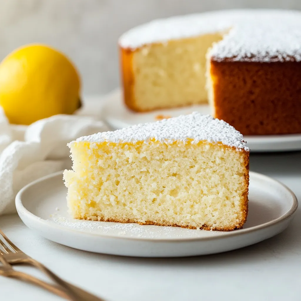 Easy Lemon Ricotta Cake