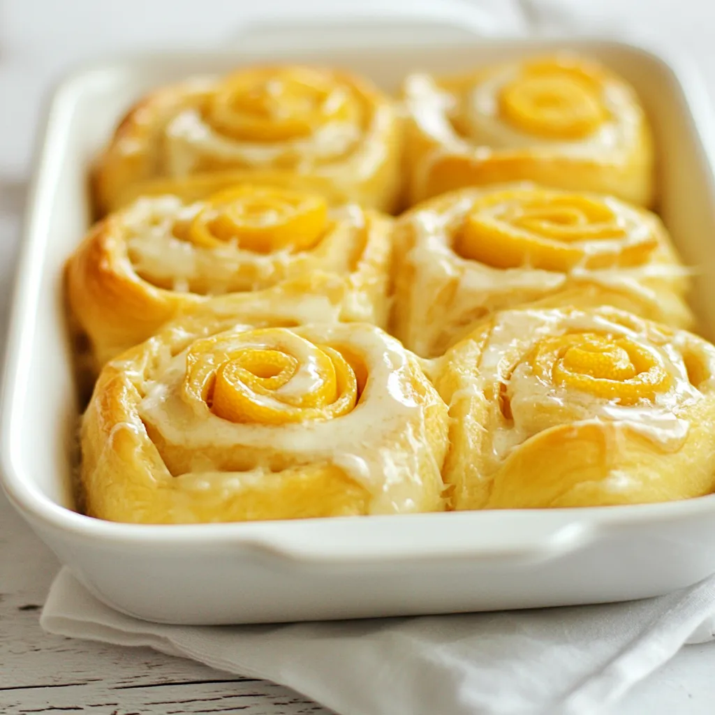 Easy Lemon Sweet Rolls