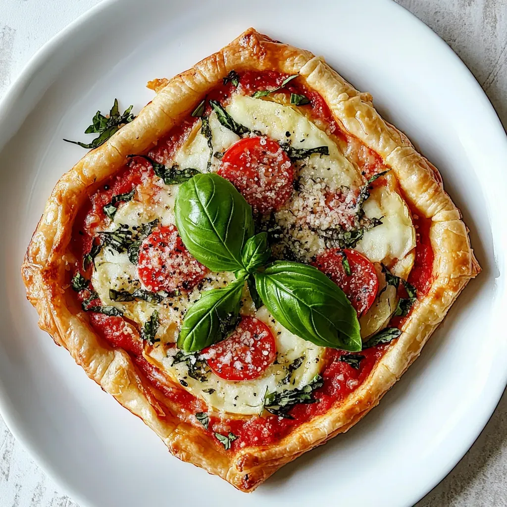 Easy Puff Pastry Pizza