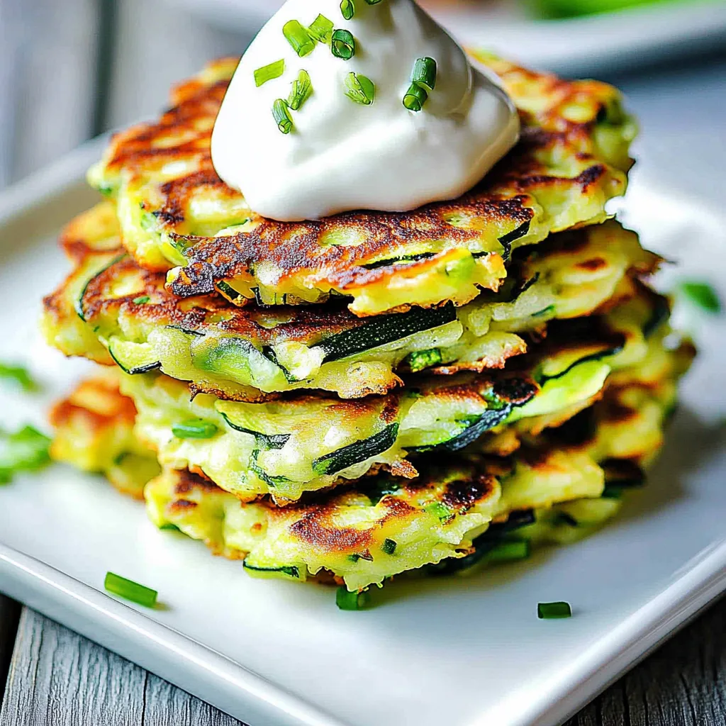 Easy Zucchini Fritters