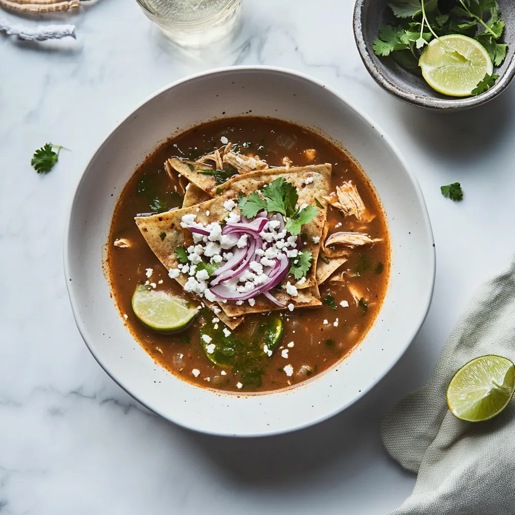 Enchilada Chicken Tortilla Soup