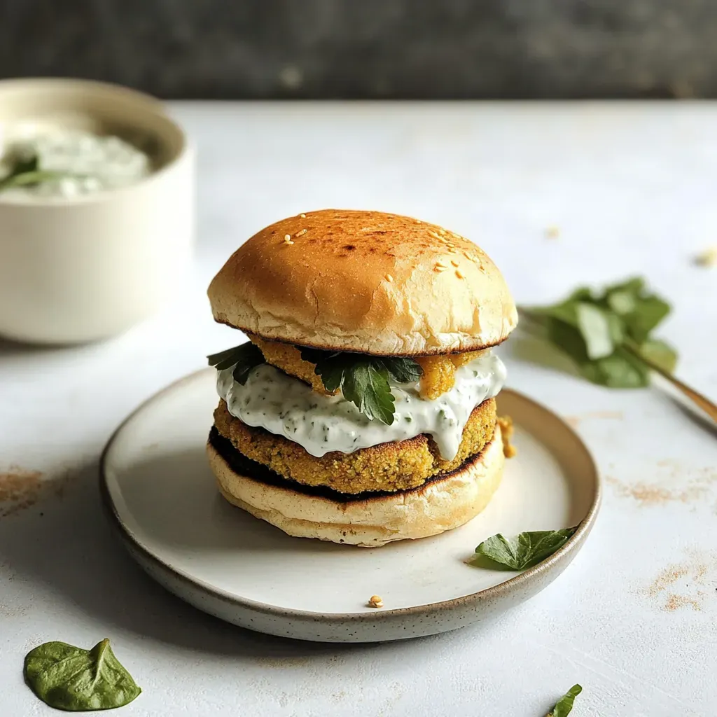 Faux Falafel Quinoa Veggie Burgers
