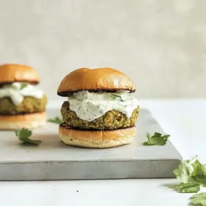 Faux Falafel Quinoa Veggie Burgers