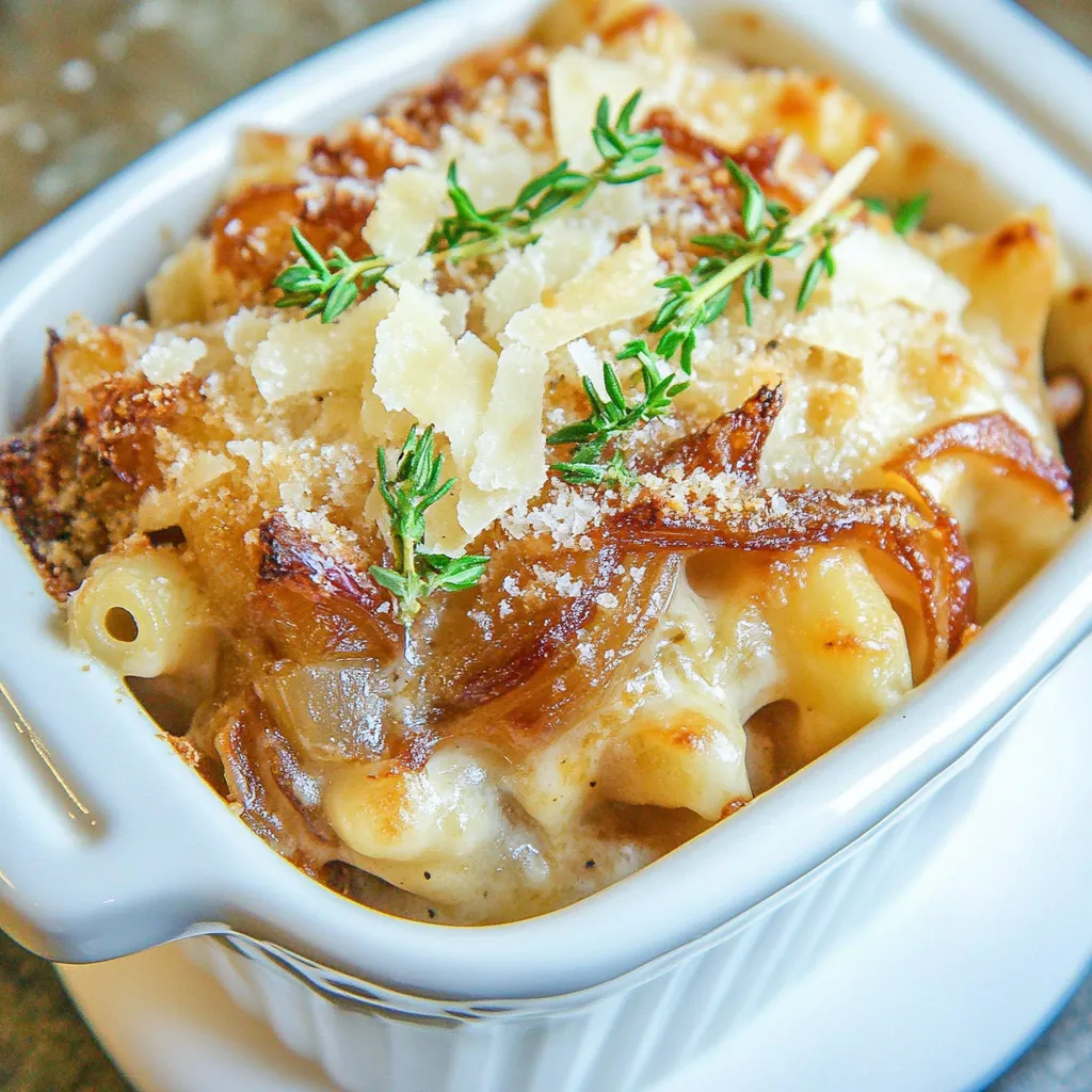 French Onion Mac and Cheese