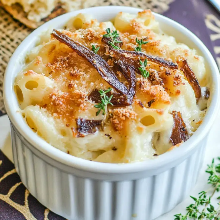 French Onion Mac and Cheese