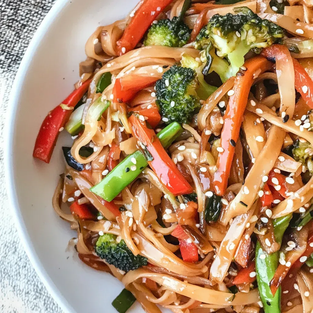Frozen Stir Fry Vegetable with Rice Noodle