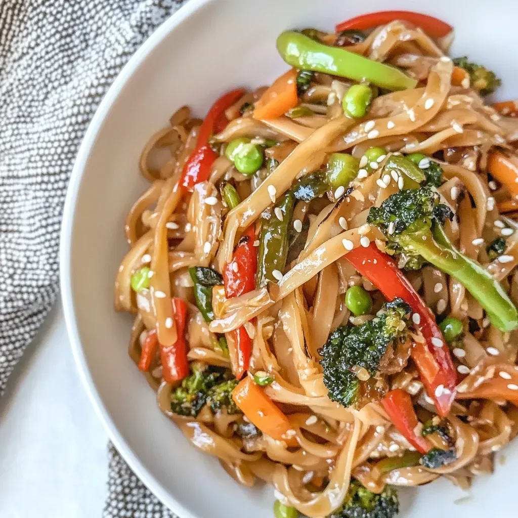 Frozen Stir Fry Vegetable with Rice Noodle