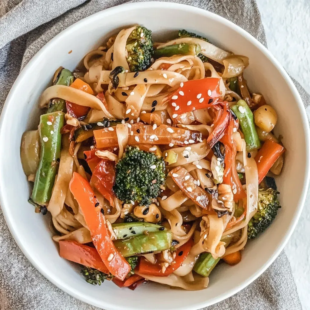 Frozen Stir Fry Vegetable with Rice Noodle