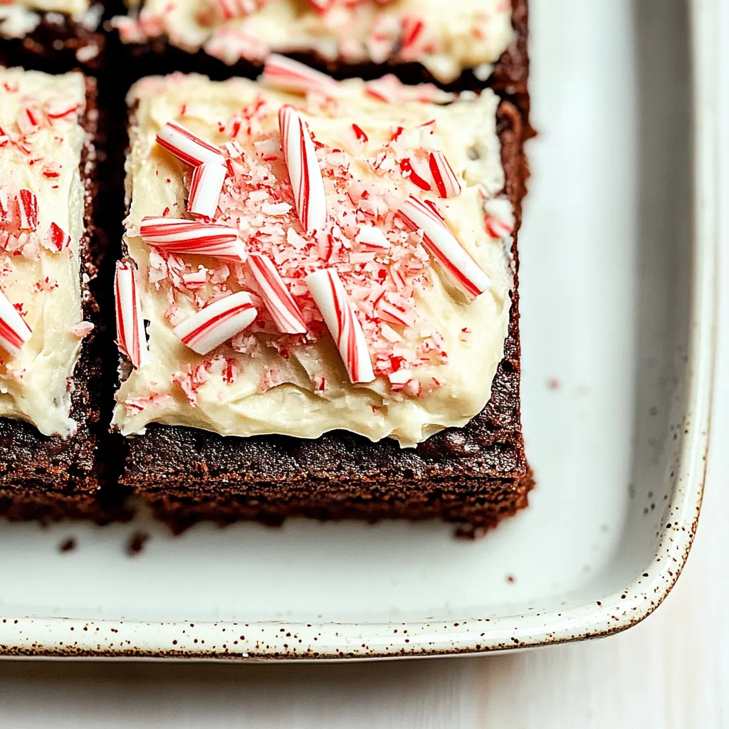 Fudgy Chocolate Peppermint Snacking Cake
