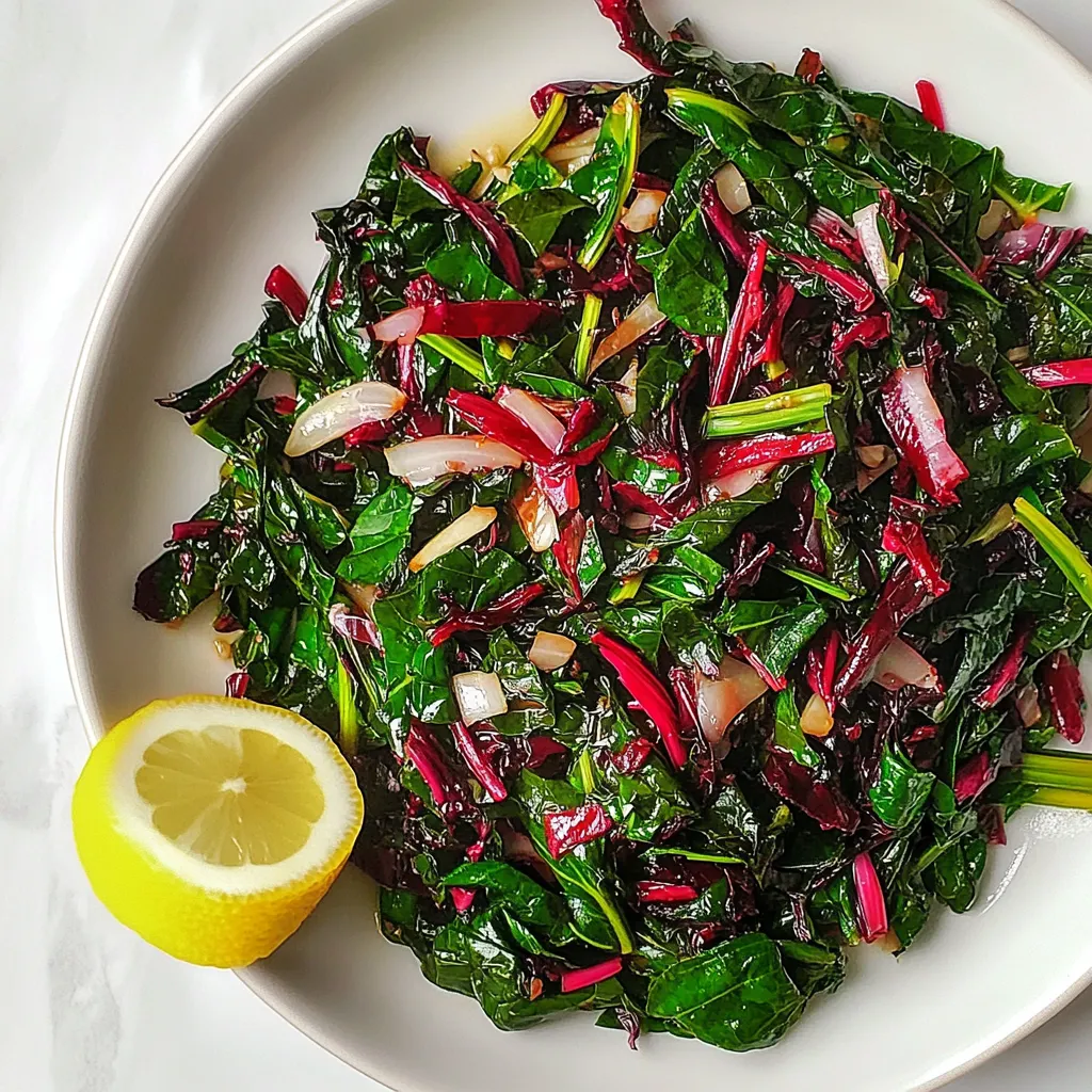 Garlic Lemon Swiss Chard