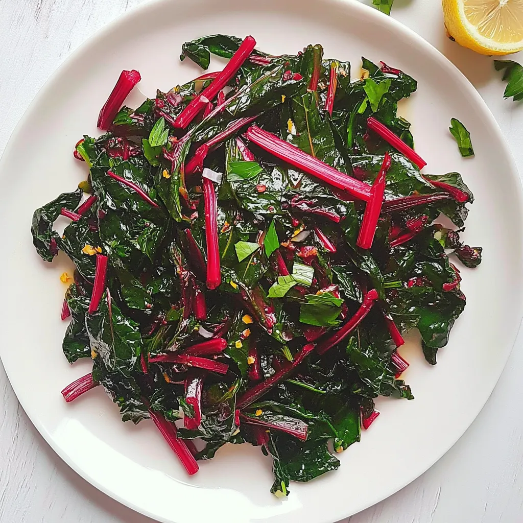 Garlic Lemon Swiss Chard