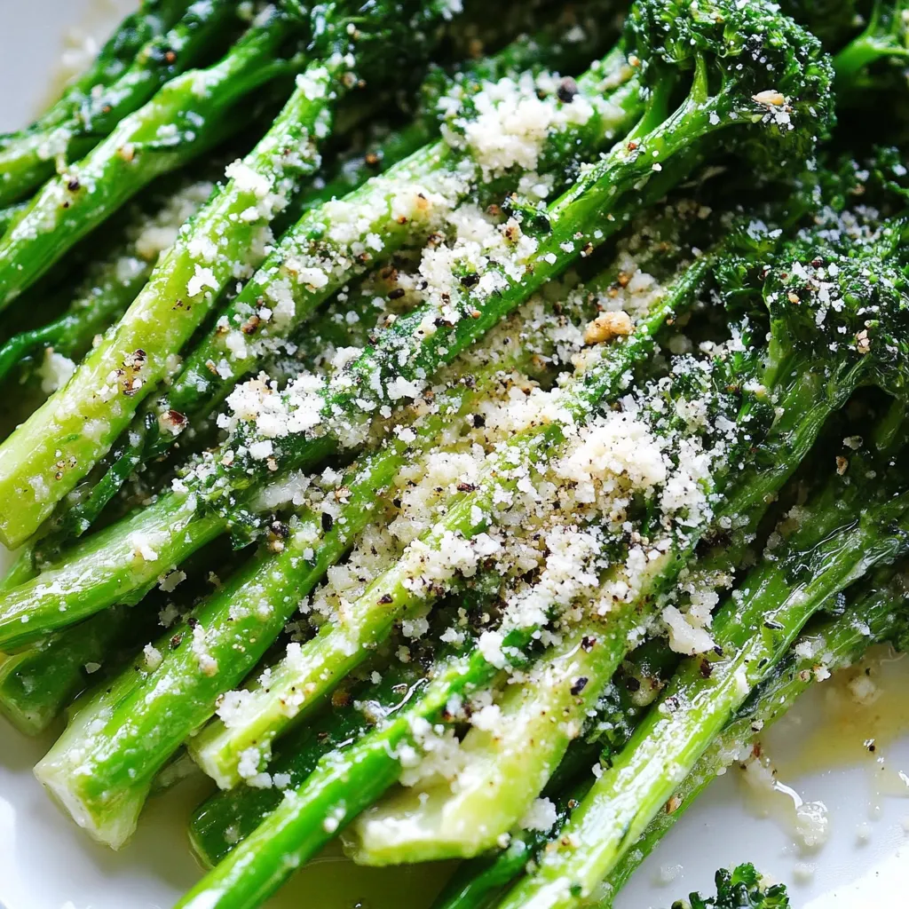 Garlic Parmesan Broccolini