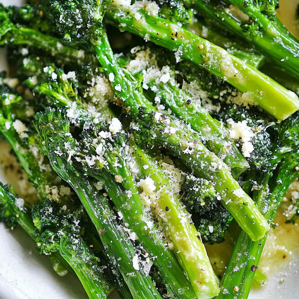 Garlic Parmesan Broccolini