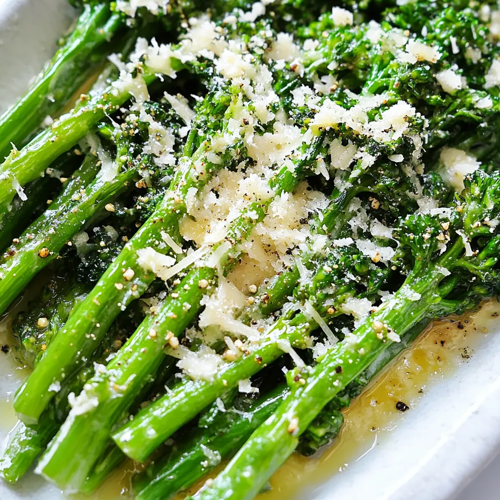 Garlic Parmesan Broccolini