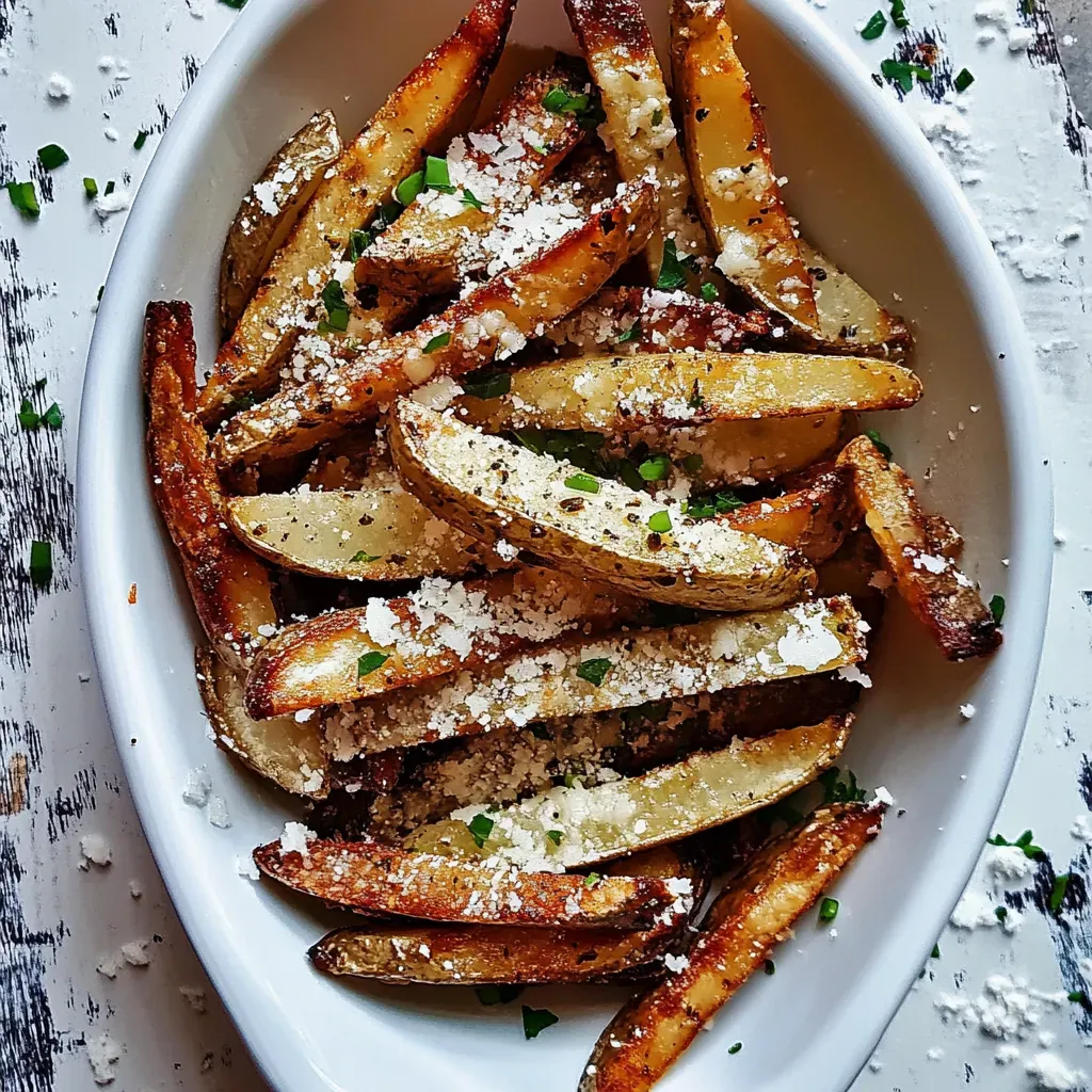 Garlic Parmesan Steak Fries