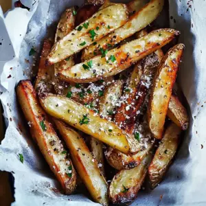 Garlic Parmesan Steak Fries